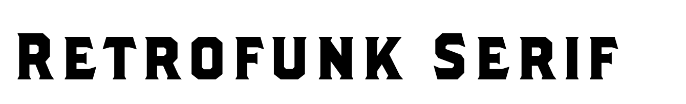 Retrofunk Serif